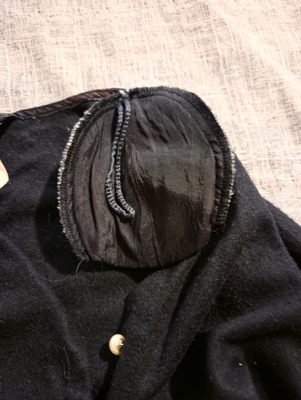 Molly Malloy Black Cardigan with Pearl Buttons - Picture 4 of 5